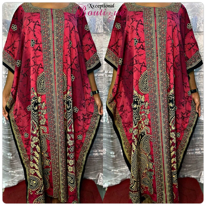 Santé Classic African Print Dress