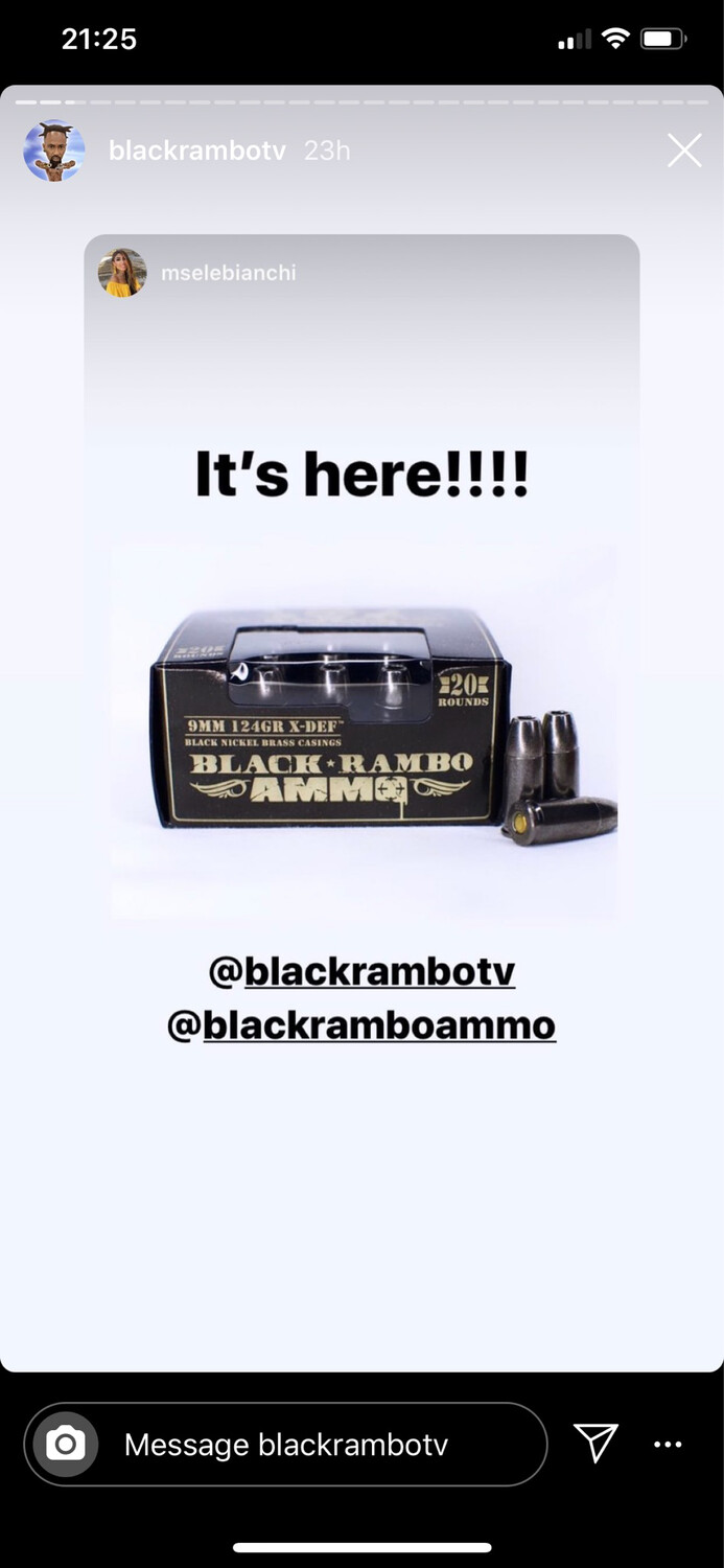 Black Rambo Ammo