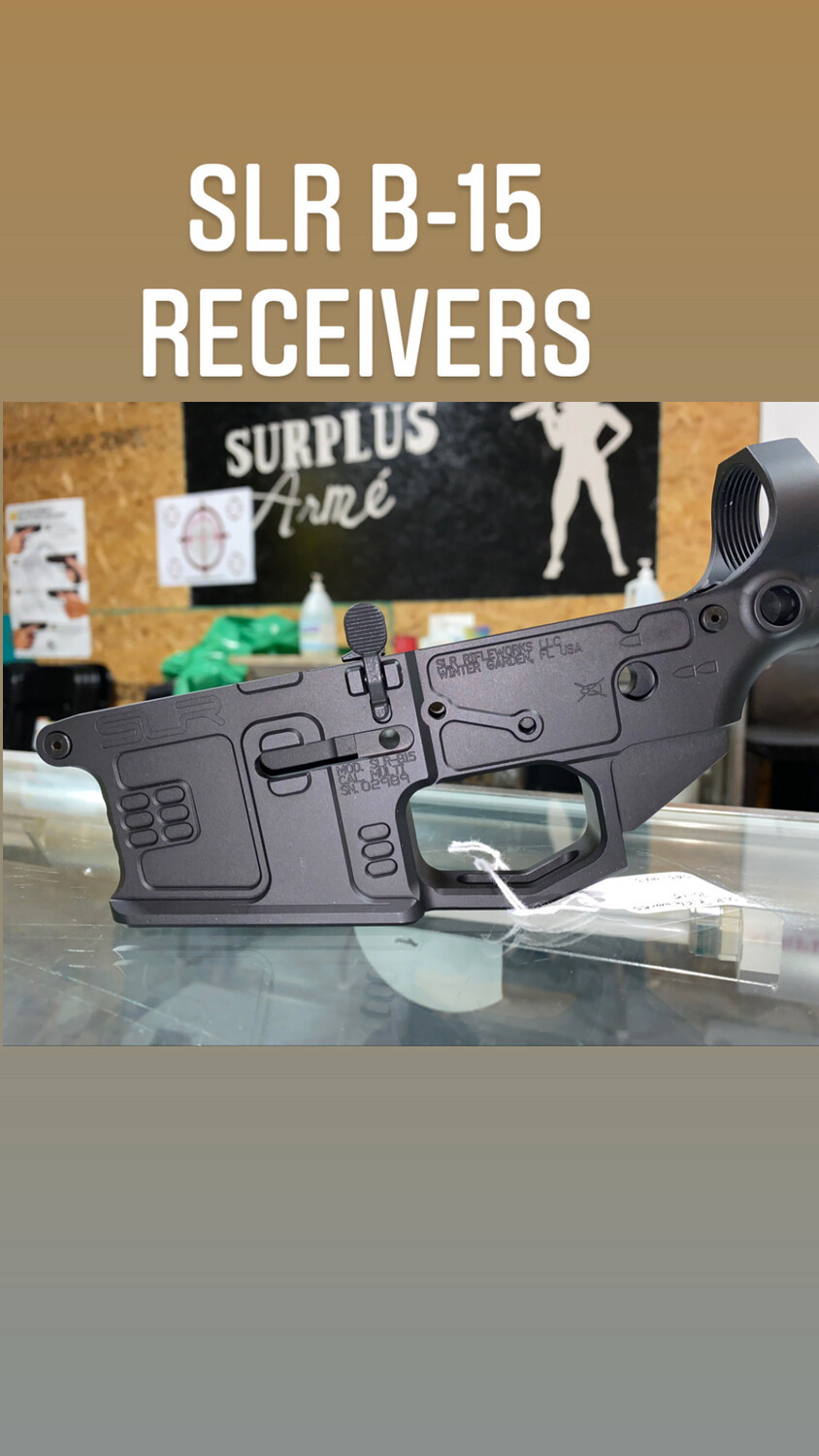 SLR RIFLEWORKS B-15 Ambi Lower Receiver
