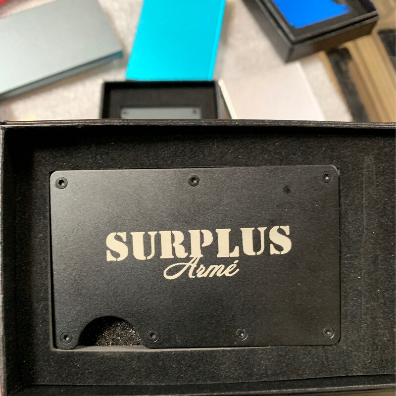 Surplus Arme RFID Wallet w/ Money Clip