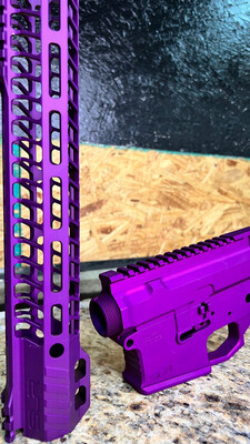 SLR RIFLEWORKS B56 Custom Anodized Knights Armament Purple Or Rail 1/50