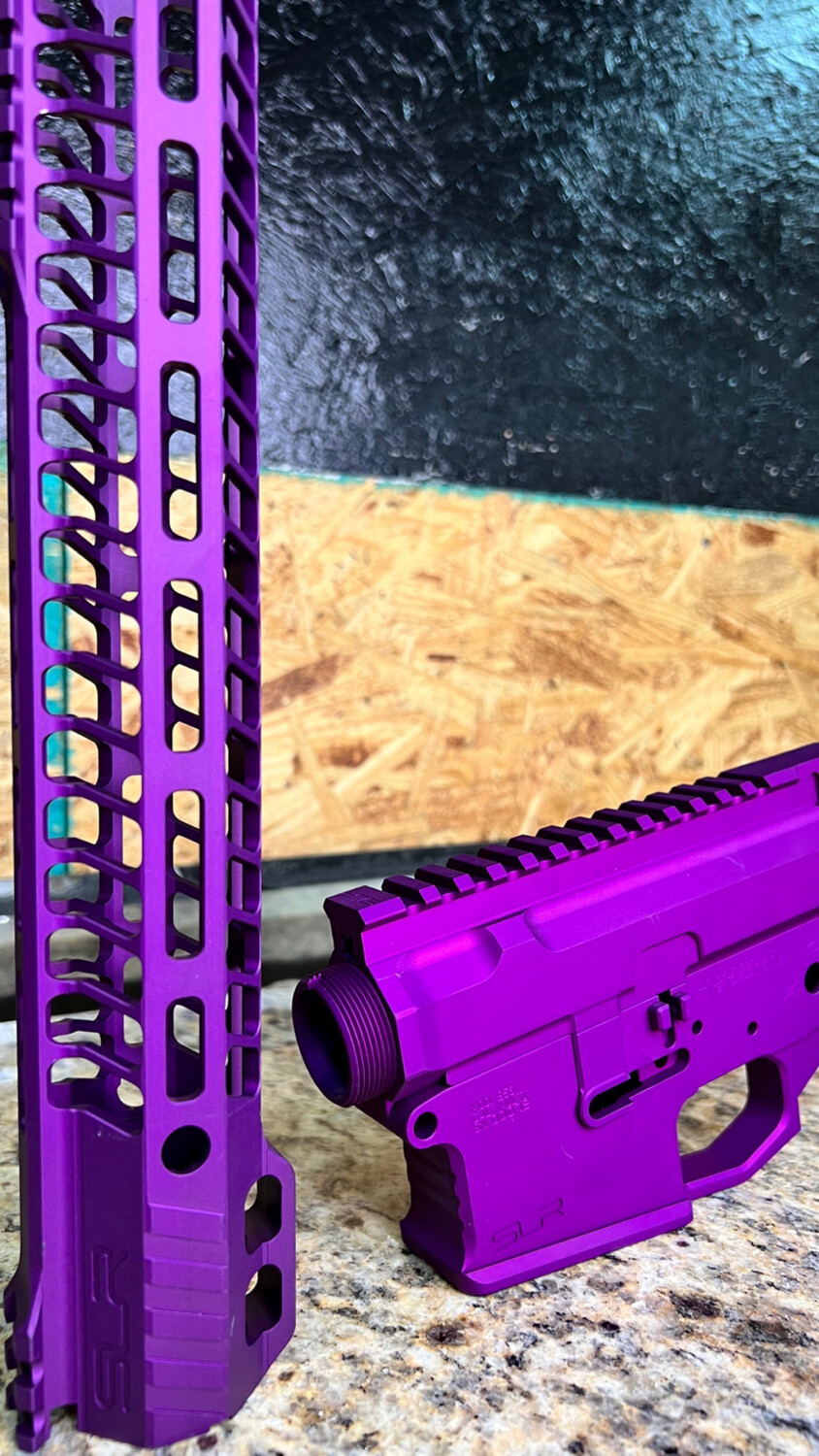 SLR RIFLEWORKS Knights Armament Purple Helix Rail