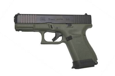 GLOCK G19 GEN 5 BATTLEFIELD GREEN