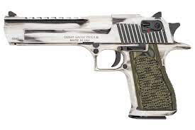 Magnum Research Mark XIX 50AE Distressed White