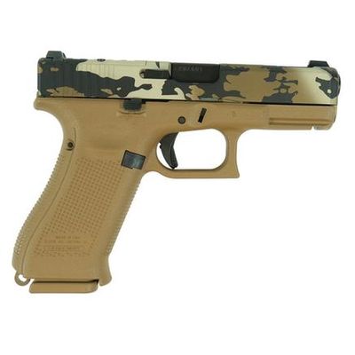 Glock 19X Brown MultiCam Compensated