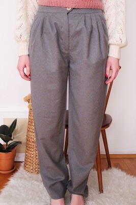 100 % wool gray pants