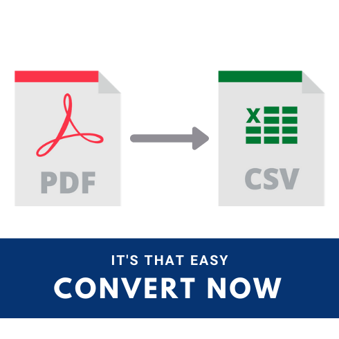 PDF Bank Statement to .csv