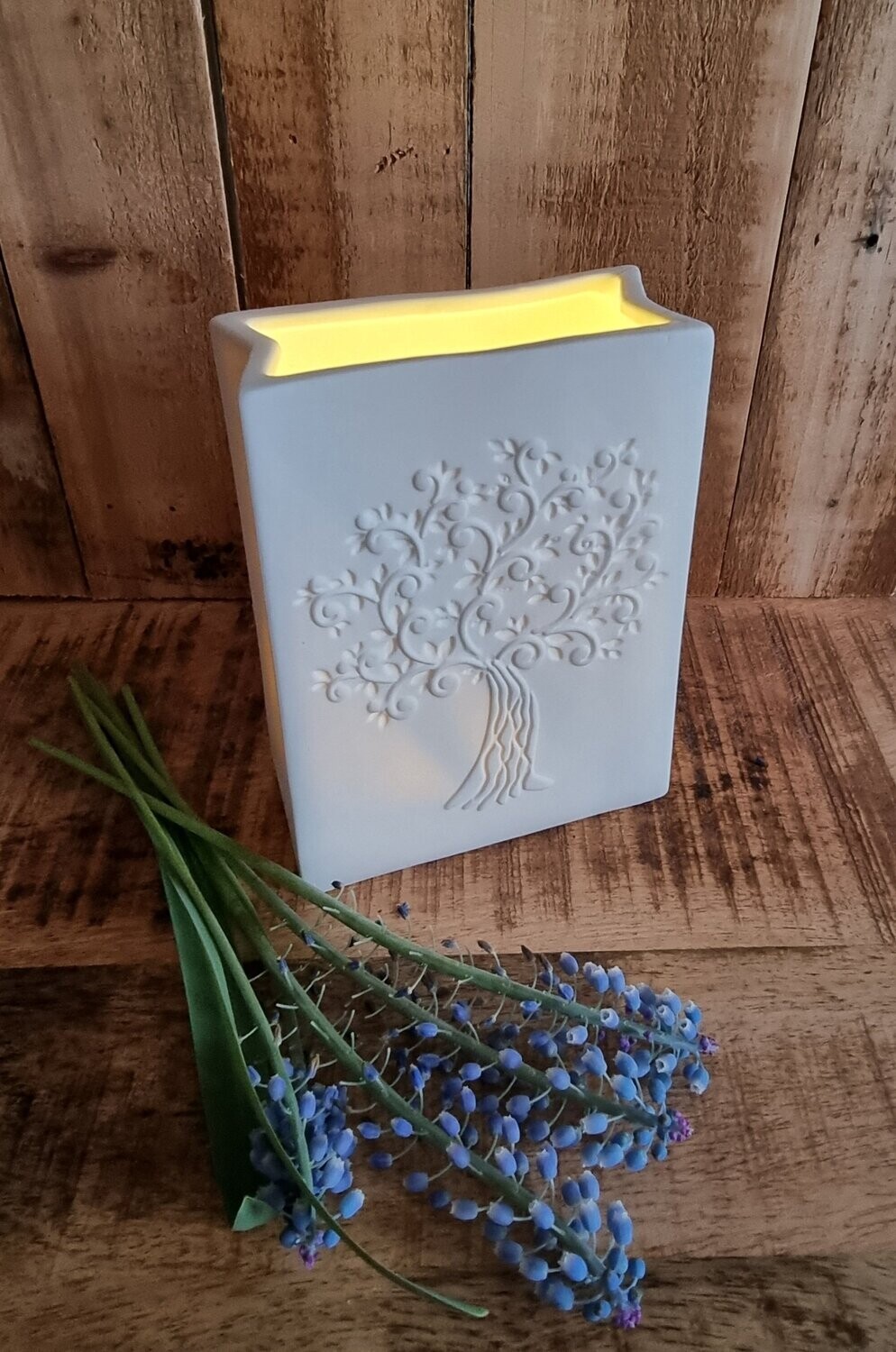 Porzellan LED -Tasche Baum