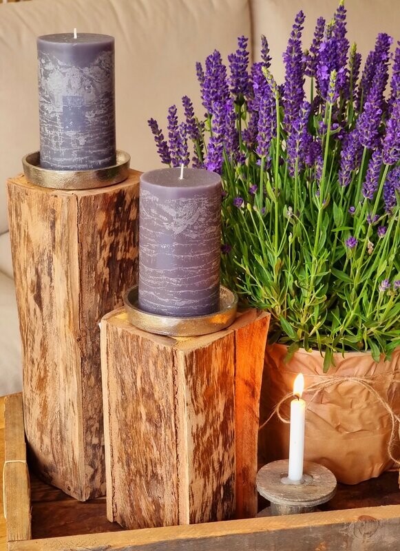 Holz Leuchter groß