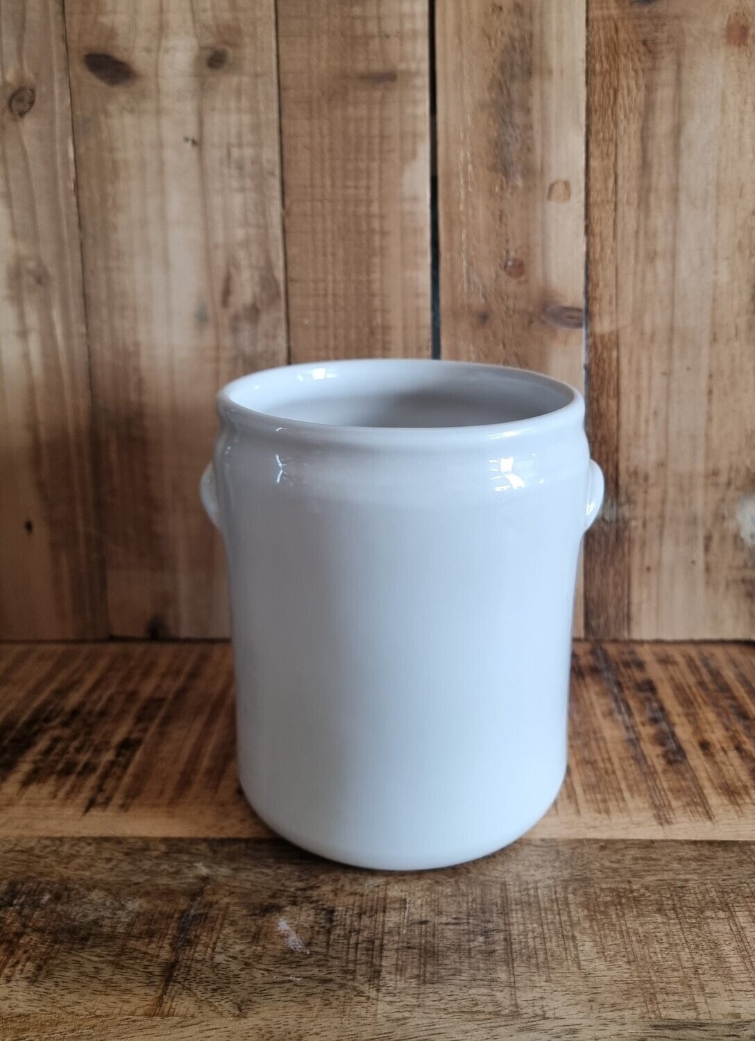 Keramik Vase weiß