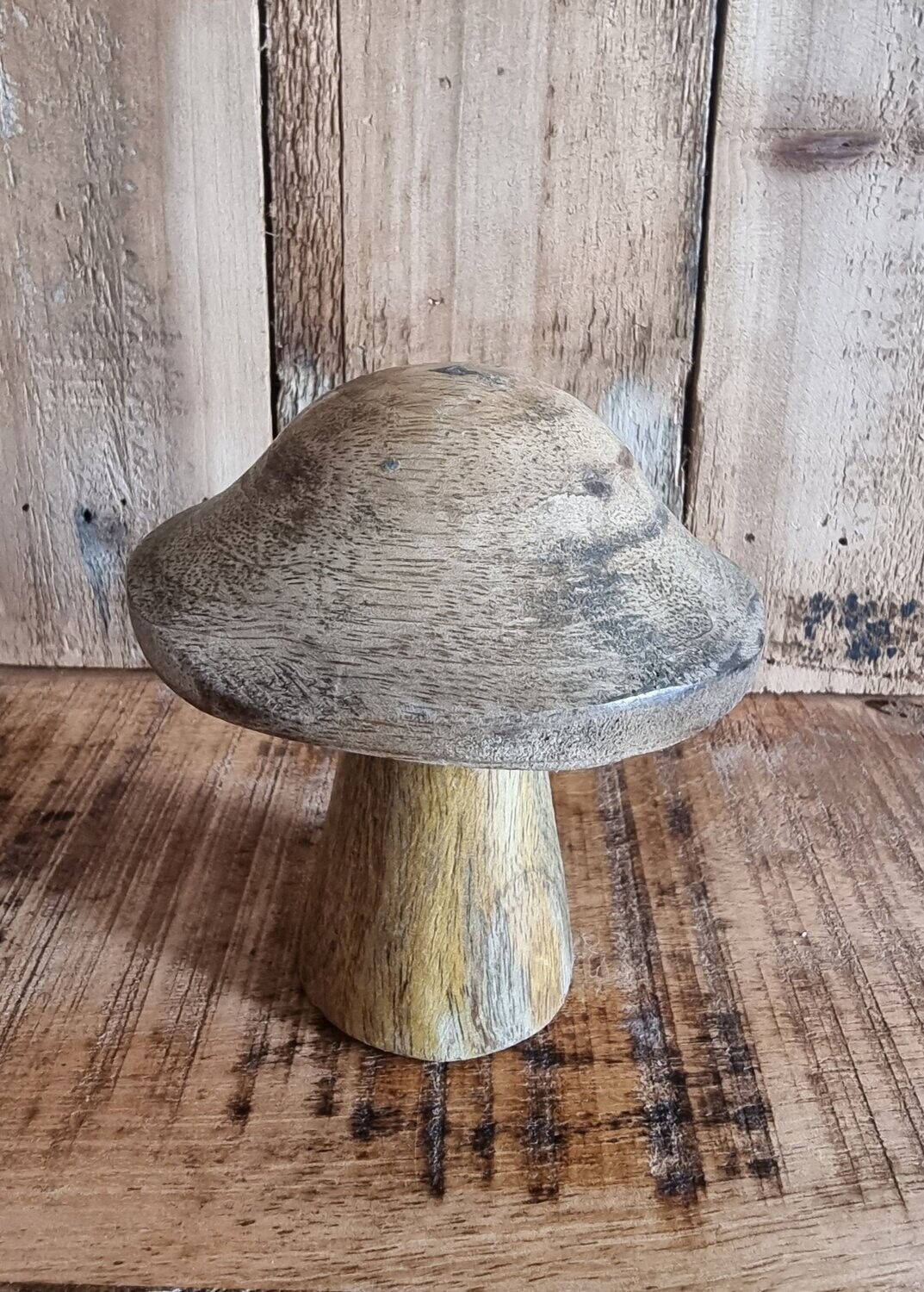 Deko Pilz aus Holz