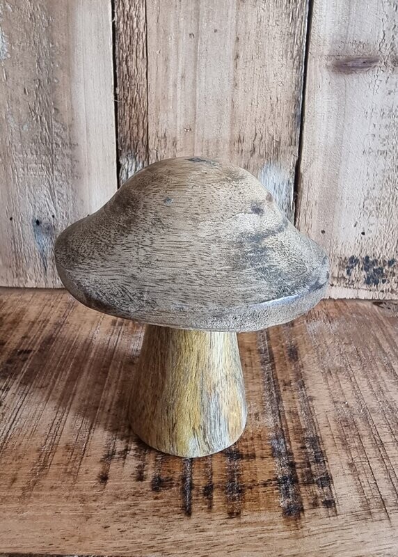 Deko Pilz aus Holz