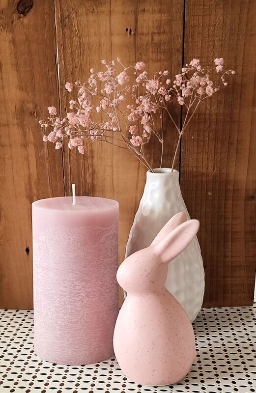 Deko Hase rosa