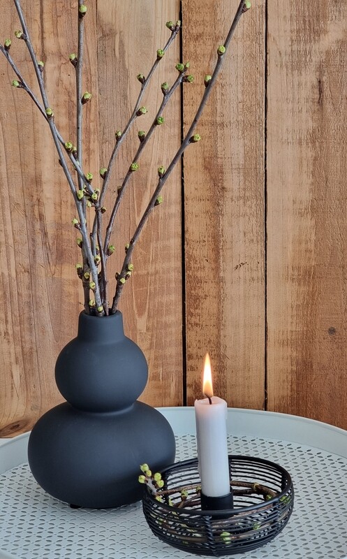 Vase schwarz