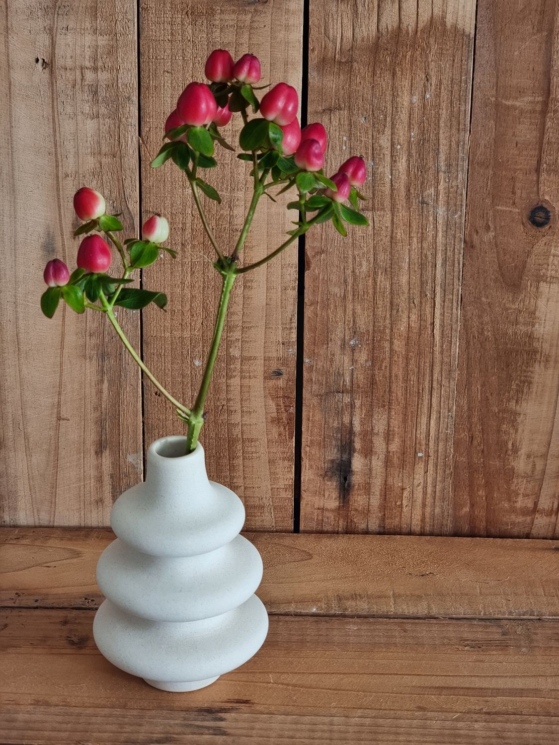 Mini Vase aus Steingut