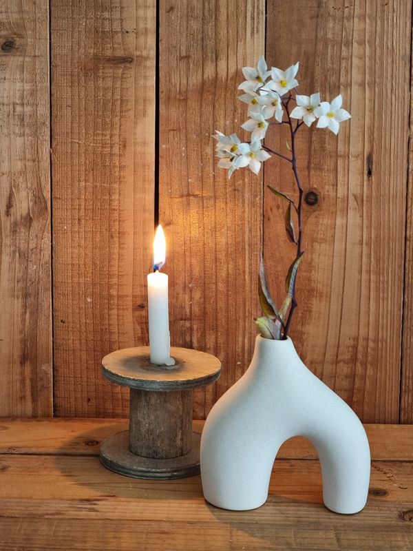 Mini Vase aus Steingut