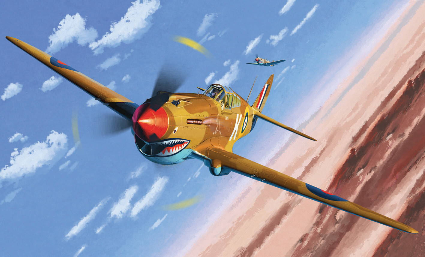 Academy 12235 1/48 P-40C TOMAHAWK IIB "AFRICAN ACE"