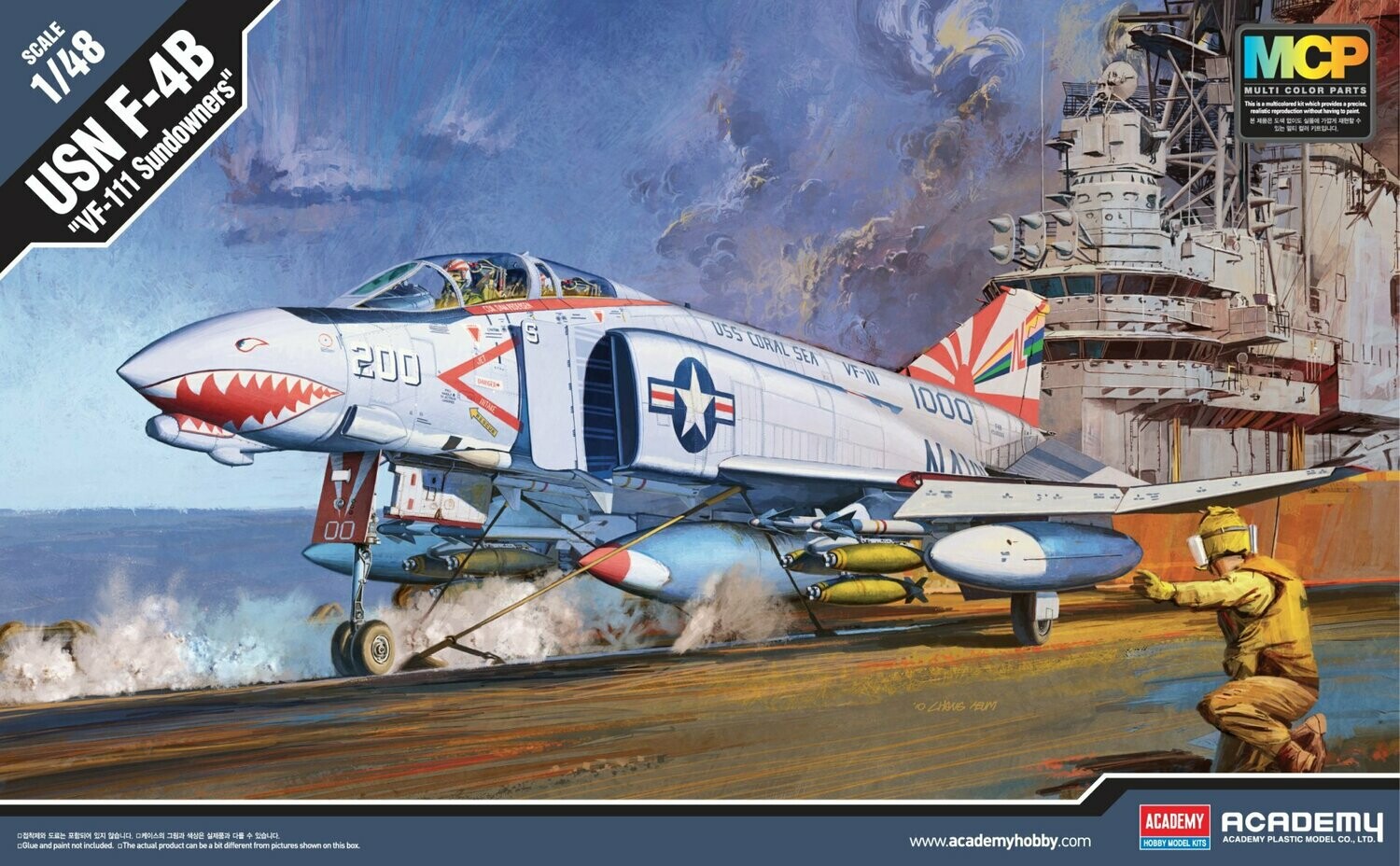 Academy 12232 1/48 F-4B PHANTOM VF-111 "SUNDOWNERS" (MCP)
