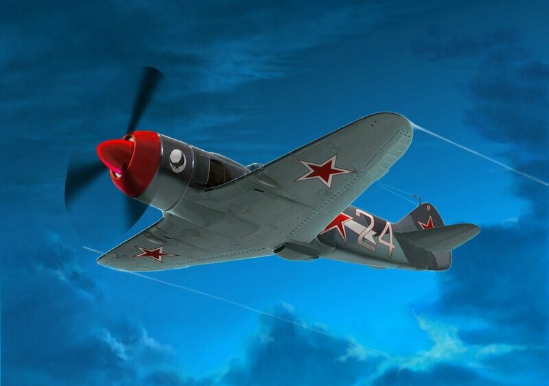 Academy 12304 1/48 LAVOCHKIN LA-7  RUSSIAN ACE  LIM. ED.