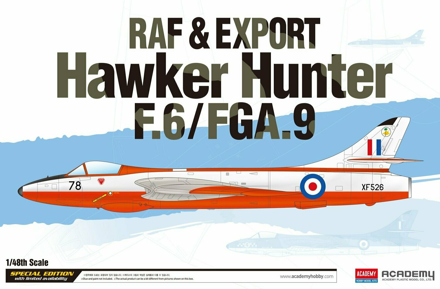Academy 12312 1/48 F.6/FGA.9 HAWKER HUNTER RAF & EXPORT