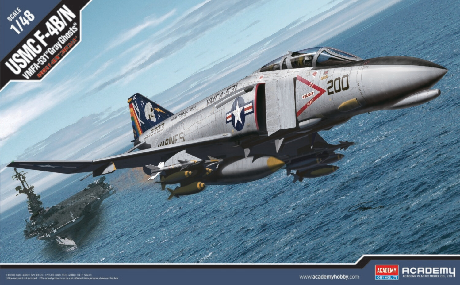 Academy 12315 1/48 USN F-4N "VMFA-531 GRAY GHOSTS"
