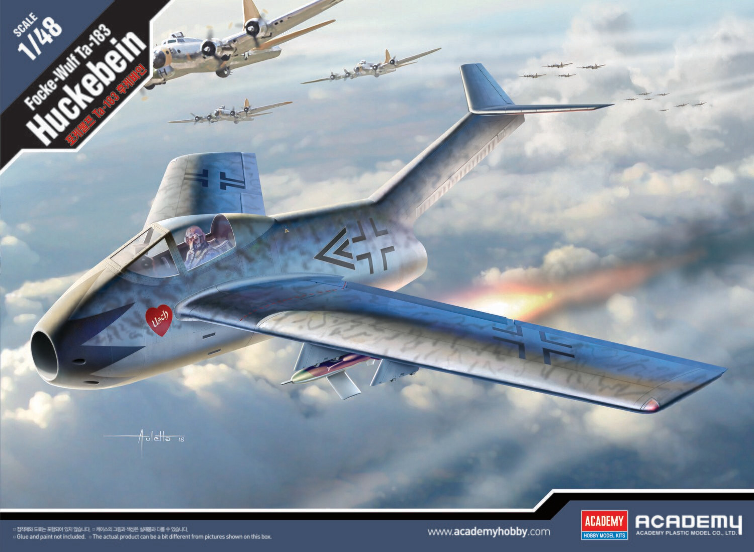 Academy 12327 1/48 FW TA-183 HUCKEBEIN