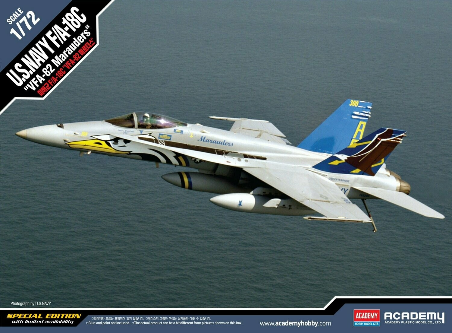 Academy 12534 1/72 F/A-18C USN "VFA-82 MARAUDERS"  LIM.ED
