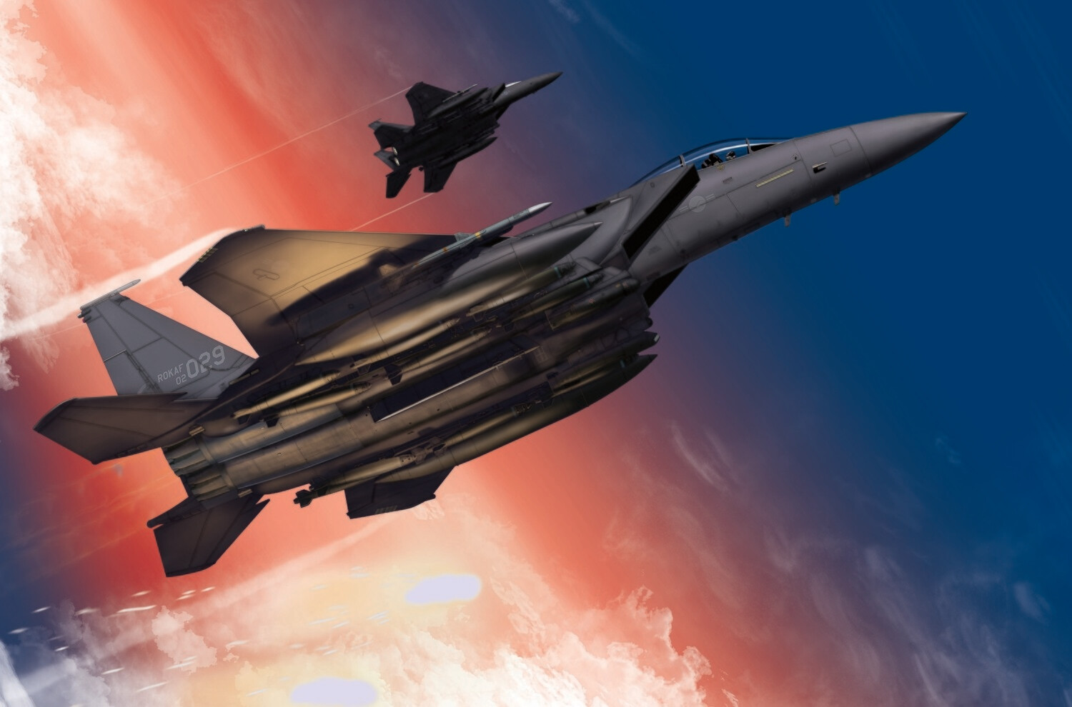 Academy 12554 1/72 ROKAF F-15K SLAM EAGLE  MCP