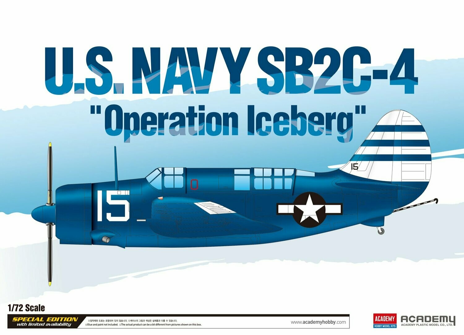 Academy 12545 1/72 U.S.N. SB2C-4 "OPERATION ICEBERG" LIM ED.