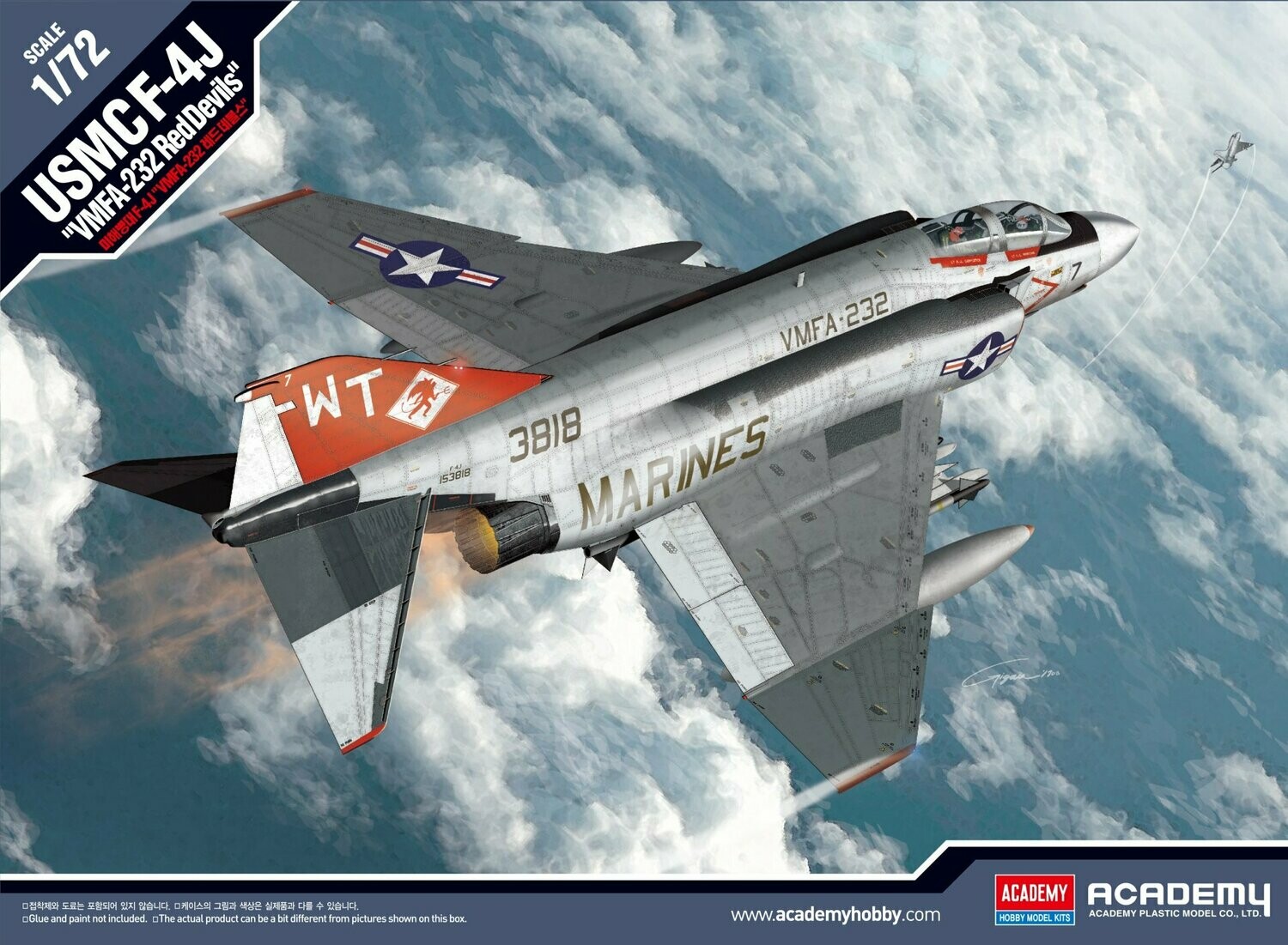 Academy 12556 1/72 USMC F-4J "VFMA-232 RED DEVILS"
