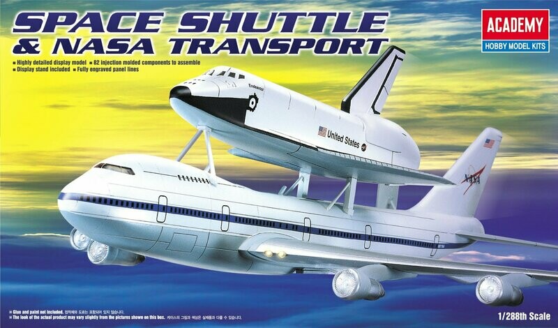 Academy 12708 1/288 SP. SHUTTLE & JUMBO 747 Academy 12708 1/288 SP. SHUTTLE & JUMBO 747