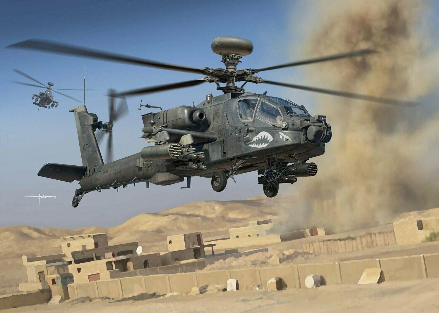 Academy 12551 1/72 US ARMY AH-64D BLOCK II "LATE VERSION"