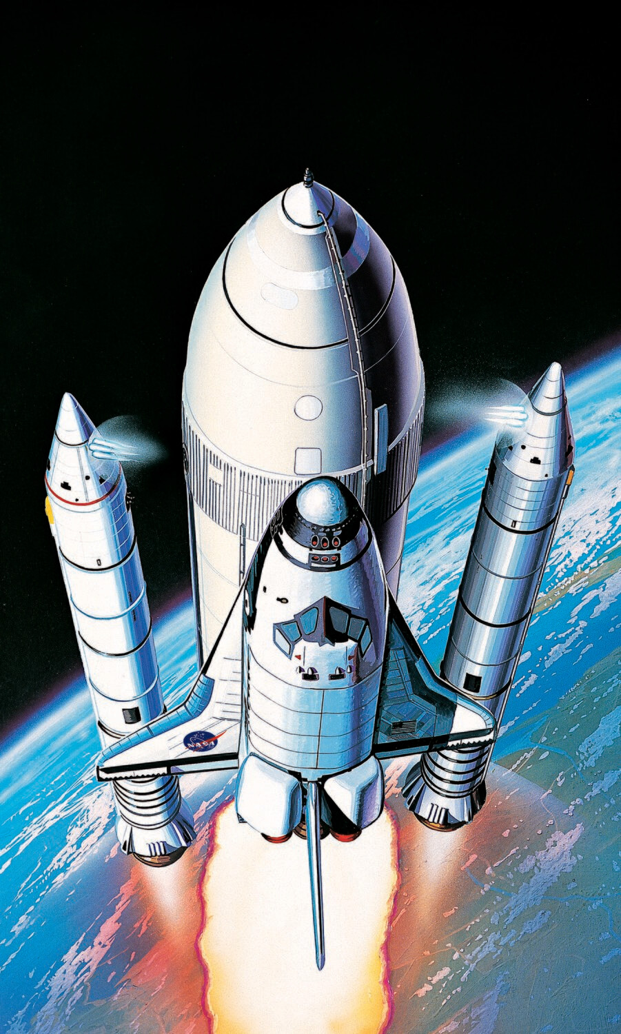 Academy 12707 1/288 SP. SHUTTLE & BOOSTER