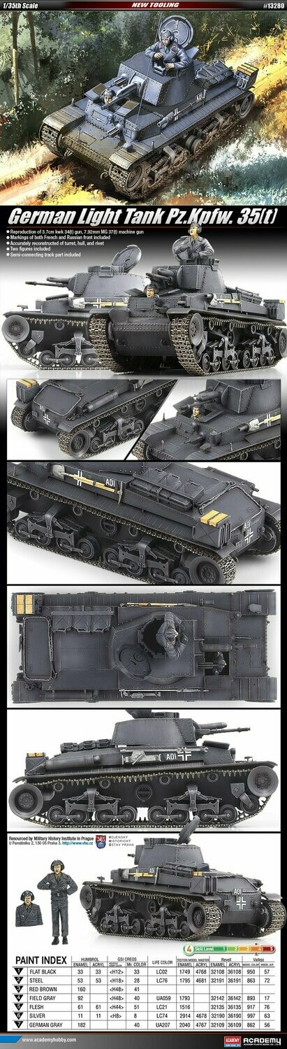 Academy 13280 1/35 PANZERKAMPFWAGEN 35 (t)