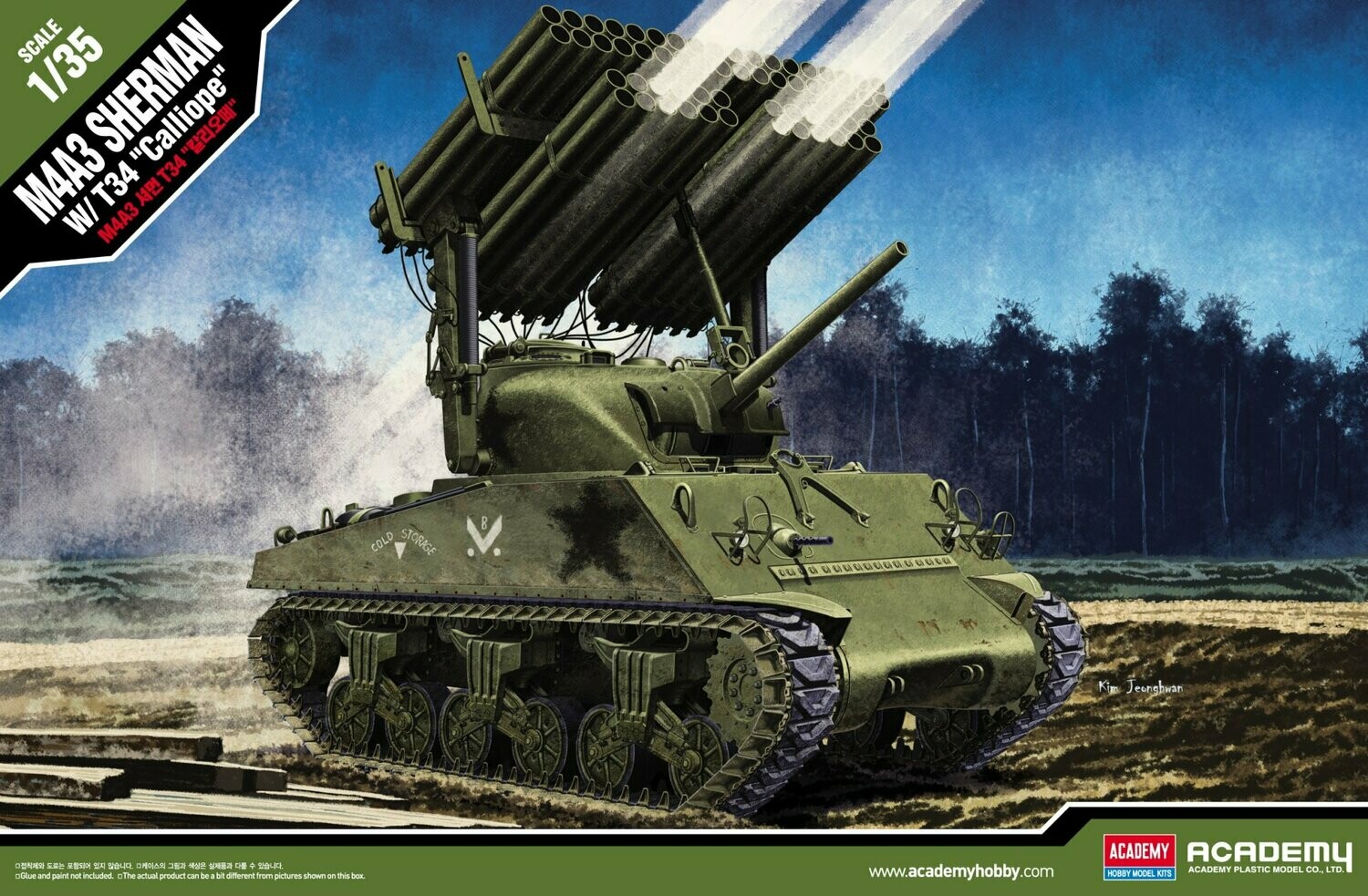 Academy 13294 1/35 M4A3 SHERMAN CALLIOPE