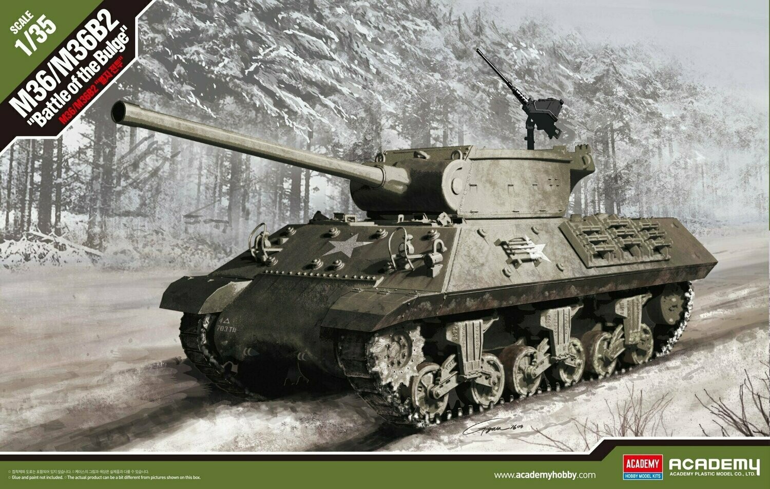 Academy 13501 1/35 M36B2 US ARMY "BATTLE OF THE BULGE"
