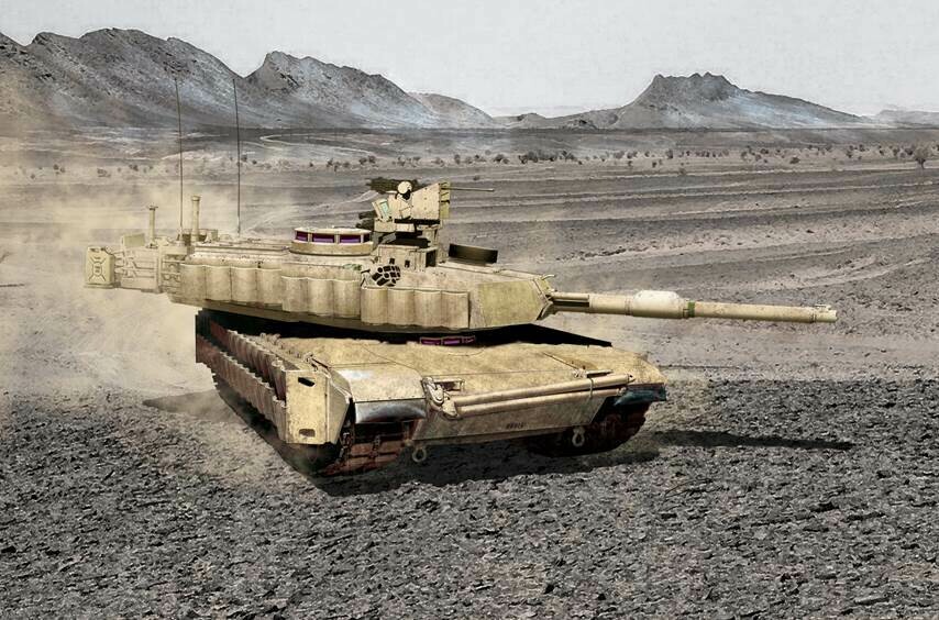 Academy 13504 1/35 U.S. ARMY M1A2 "TUSK II"  LE