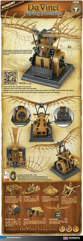 ACADEMY AC18146 DA VINCI FLYING MACHINE