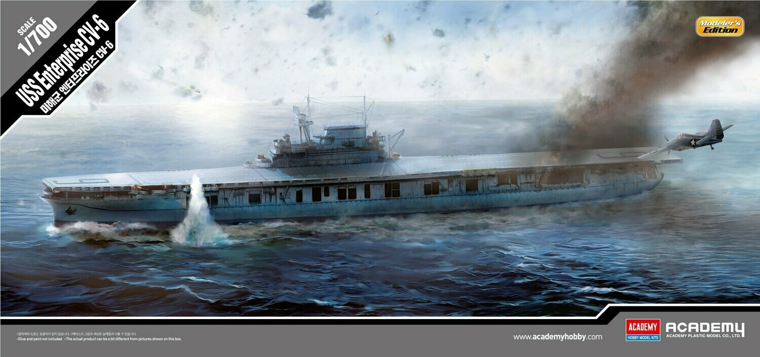 Academy 14224 1/700 USS ENTERPRISE CV-6