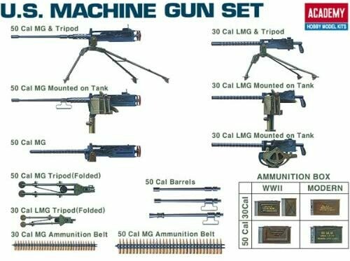 Academy 13262 1/35 MACHINE GUN SET
