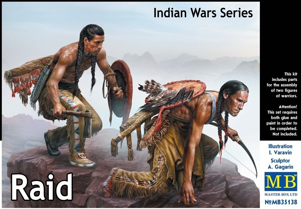 MASTER BOX MB35138 1/35 Indian Wars Series. Raid