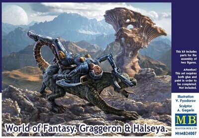 MASTER BOX MB24007 1/24 World of Fantasy Graggeron & Halseya