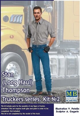 MASTER BOX MB24042 1/24 Stan (Long Haul) Thompson Trucker series