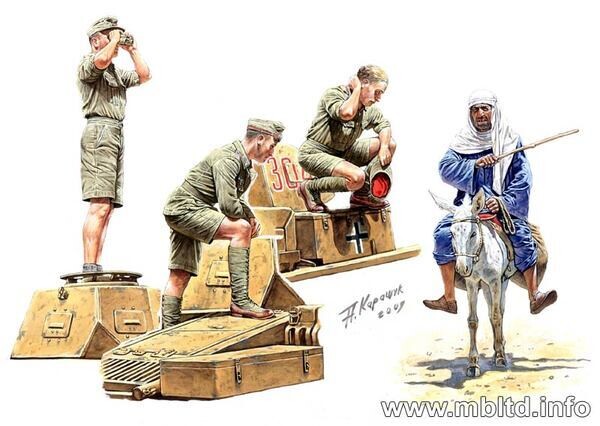 MASTER BOX MB3559 1/35 Deutsches Afrika Korps, WWII Era