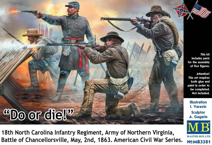 MASTER BOX MB3581 1/35 US Civil War - "Do or die!!!"