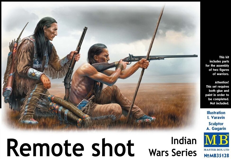 MASTER BOX MB35128 1/35 Indian Wars Series. Remote shot