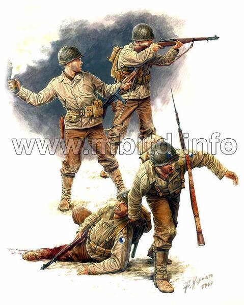 MASTER BOX MB3521 1/35 US Infantry July 1944