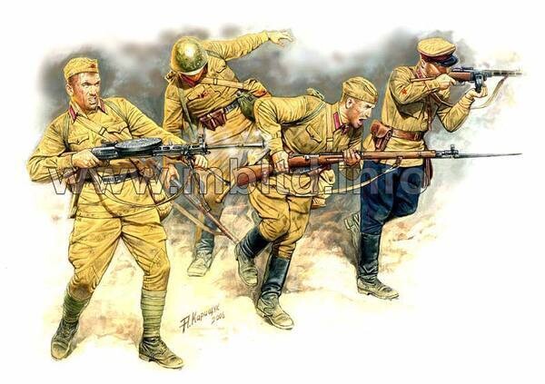 MASTER BOX MB3523 1/35 Soviet Infantry in Action 1941-42