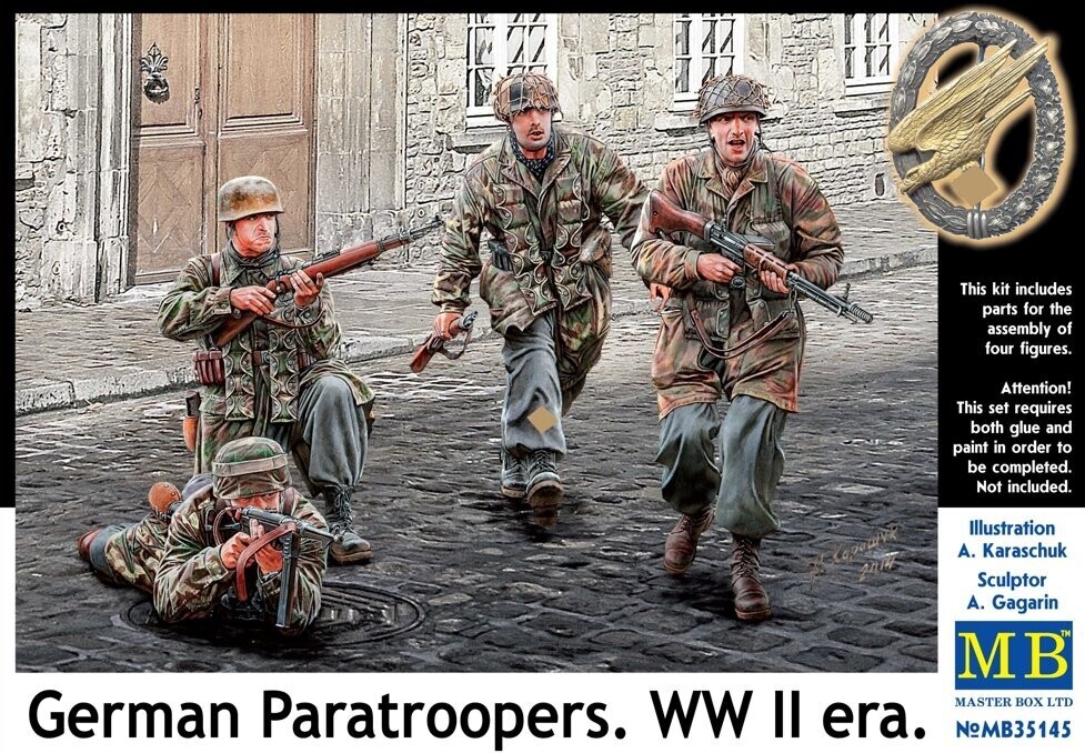 MASTER BOX MB35145 1/35 German Paratroopers WW II era