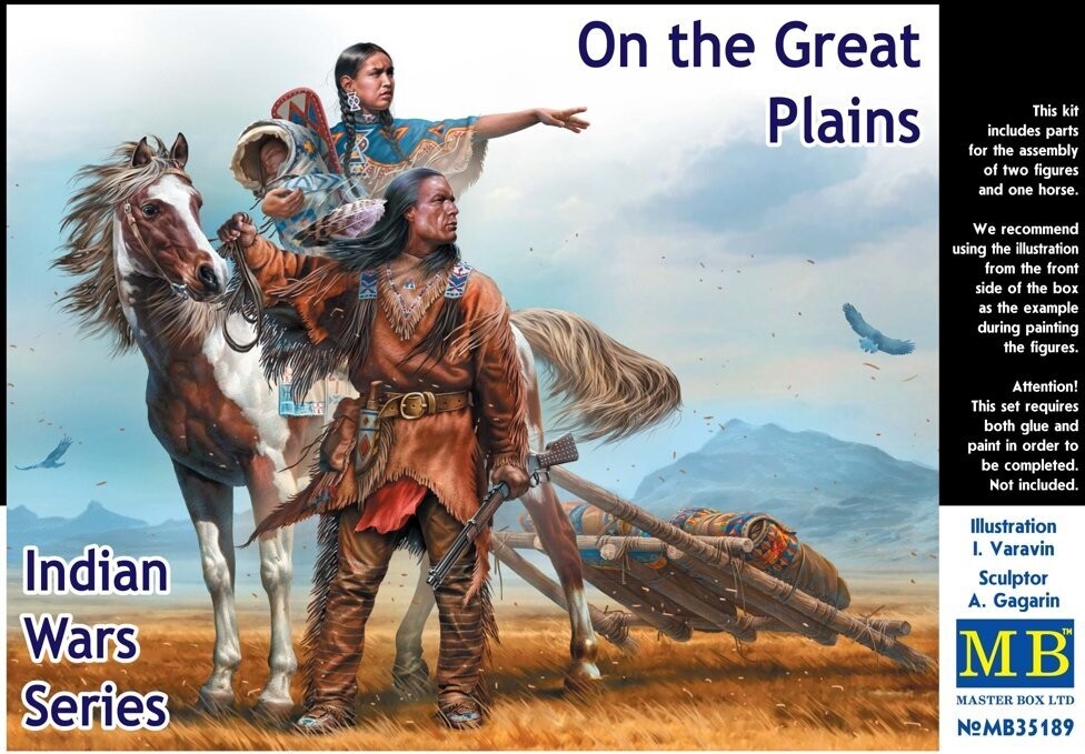 MASTER BOX MB35189 1/35 Indian Wars Series. On the Great Plains